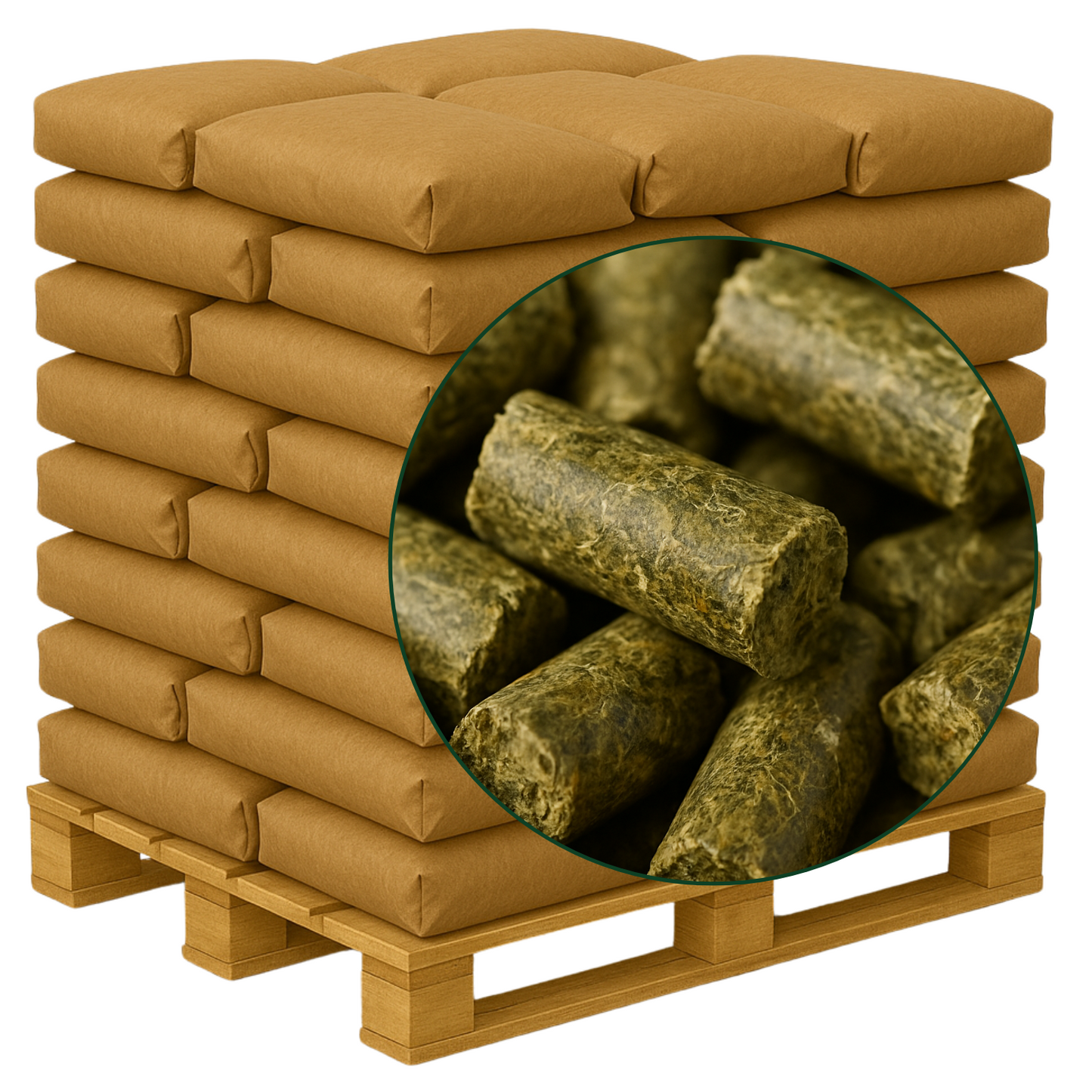 Bergland Heucobs 6mm - Palette mit 48 Säcken (960 kg)