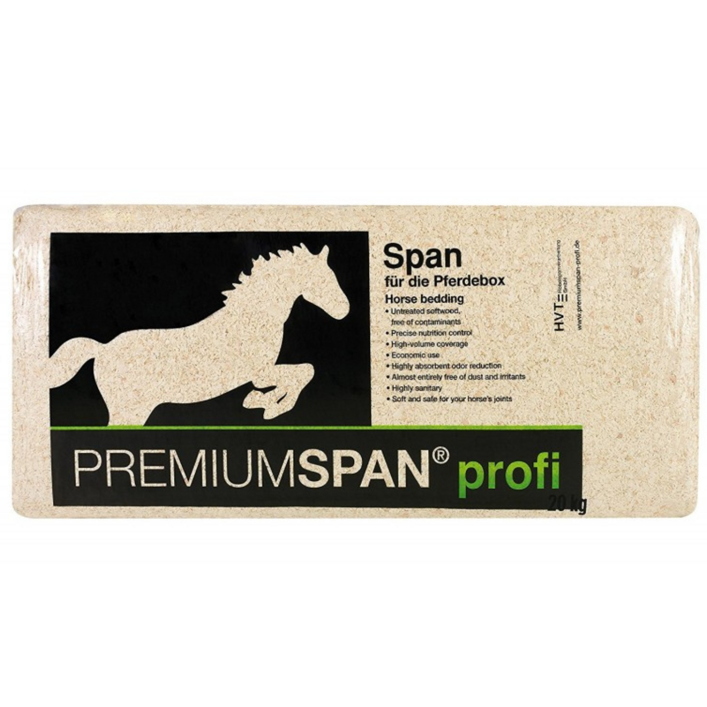 Palette Premium Span 24 x 20 kg Sägespäne