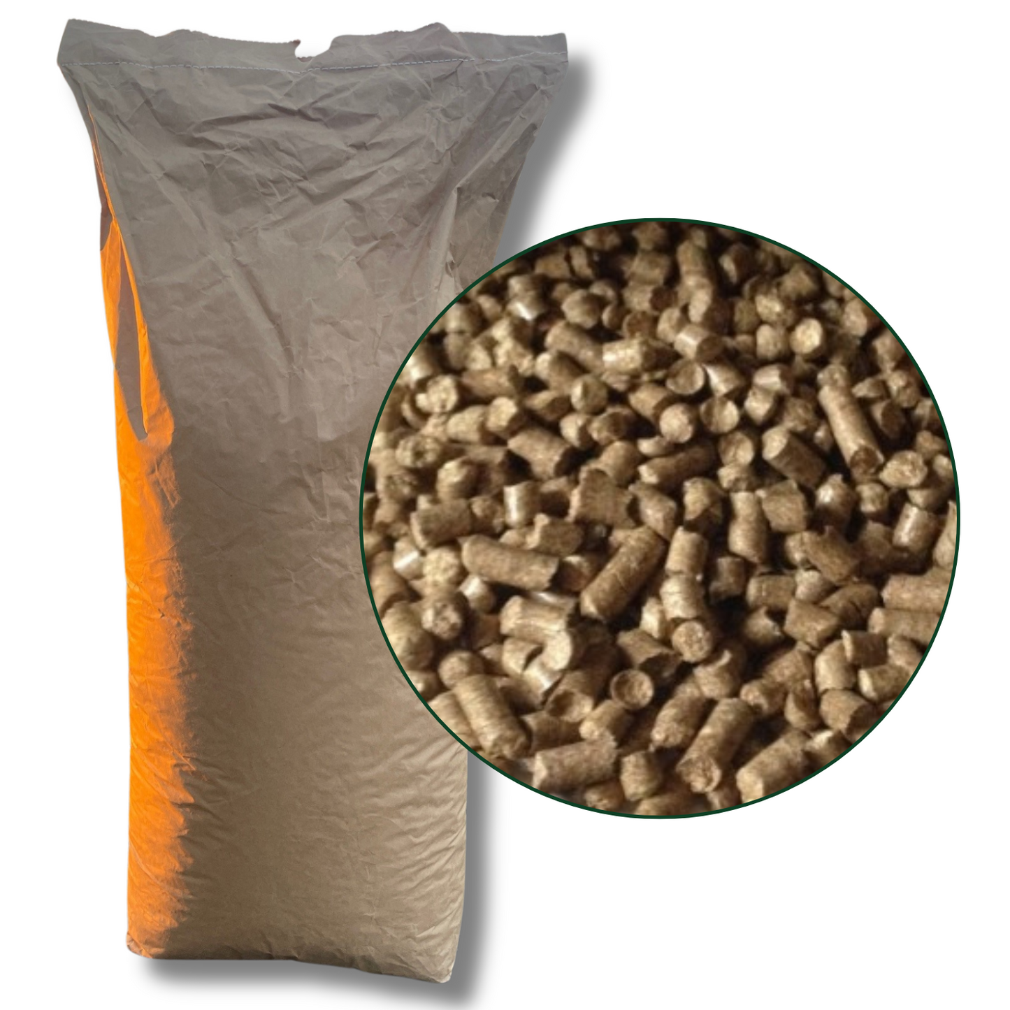 Strohpellets 8mm - Palette mit 48 Säcken (960 kg)