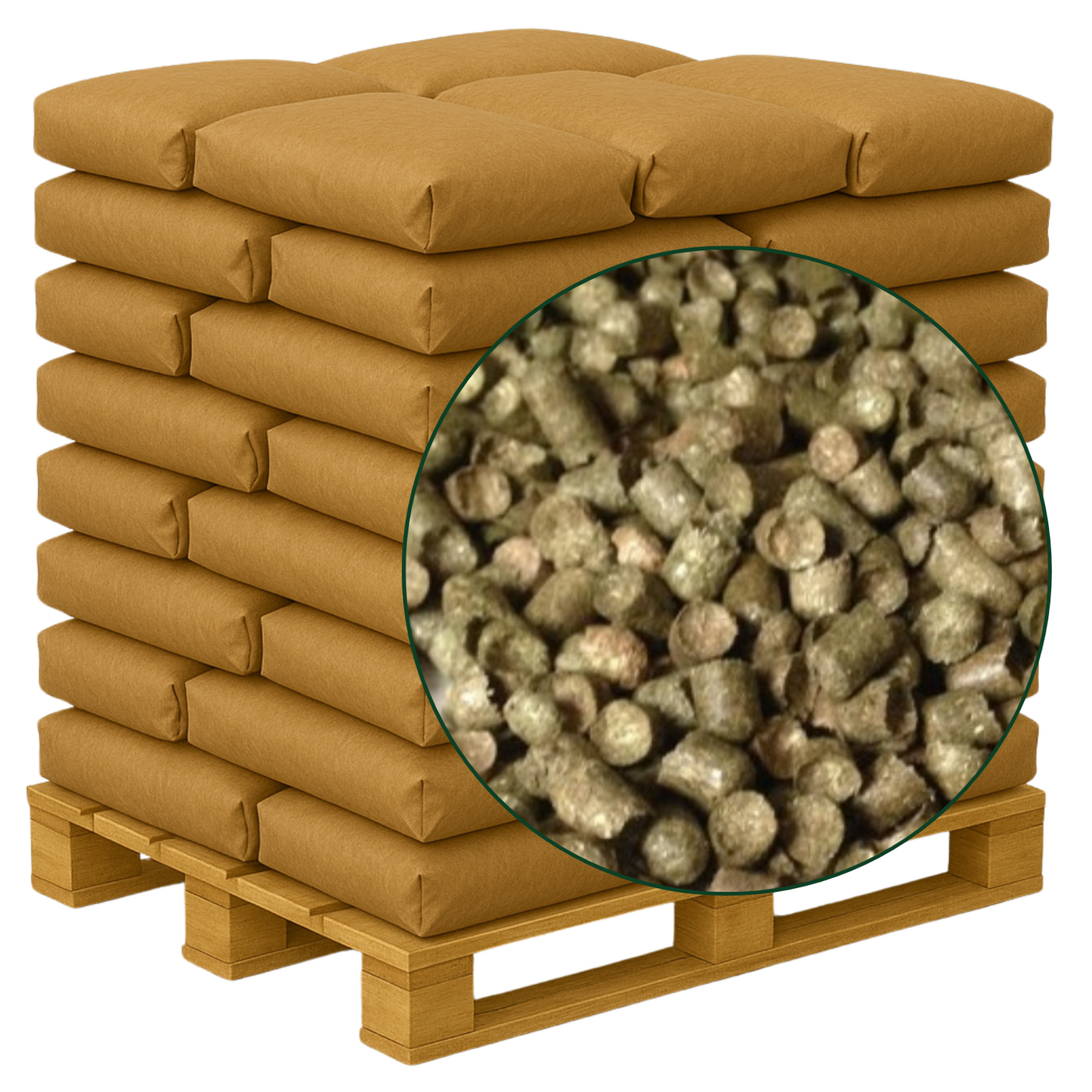 Bergland Heucobs 6mm - Palette mit 48 Säcken (960 kg)