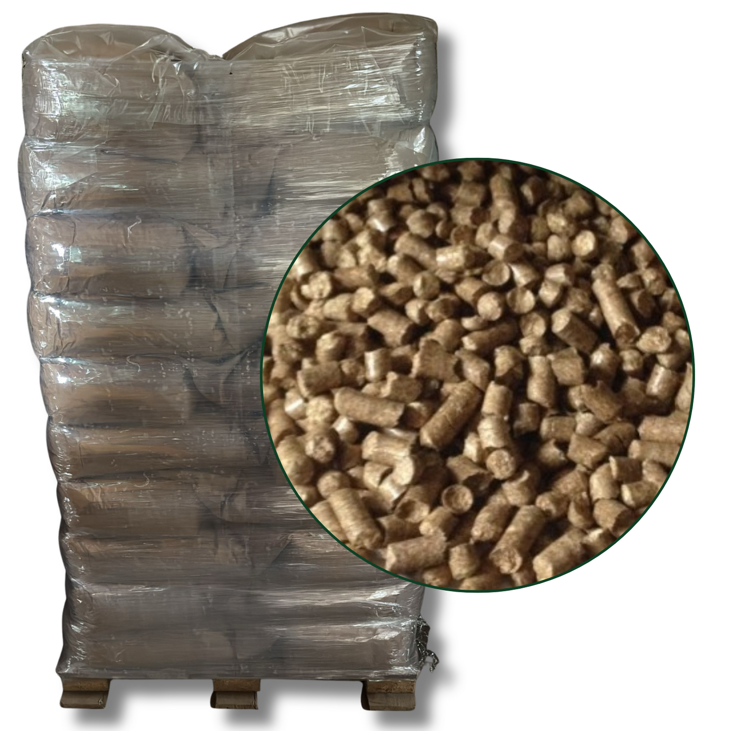 Strohpellets 8mm - Palette mit 48 Säcken (960 kg)
